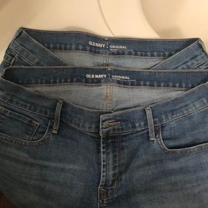 TWO Pair of Old Navy Original Jeans